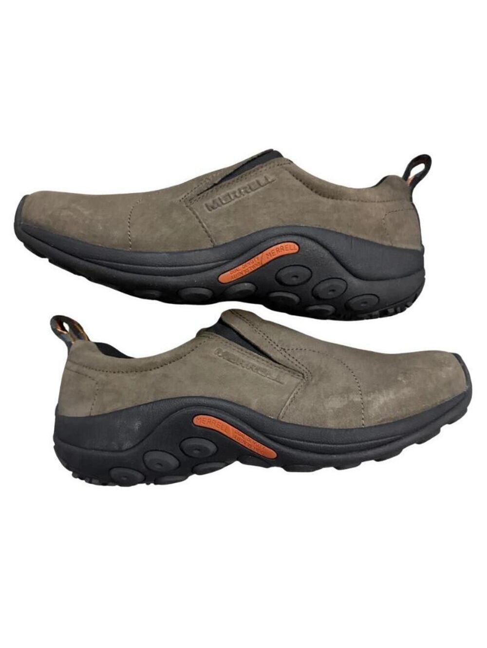 Merrell Jungle Moc Mens Slip On Shoes Brown Suede Hiking Casual Size 11